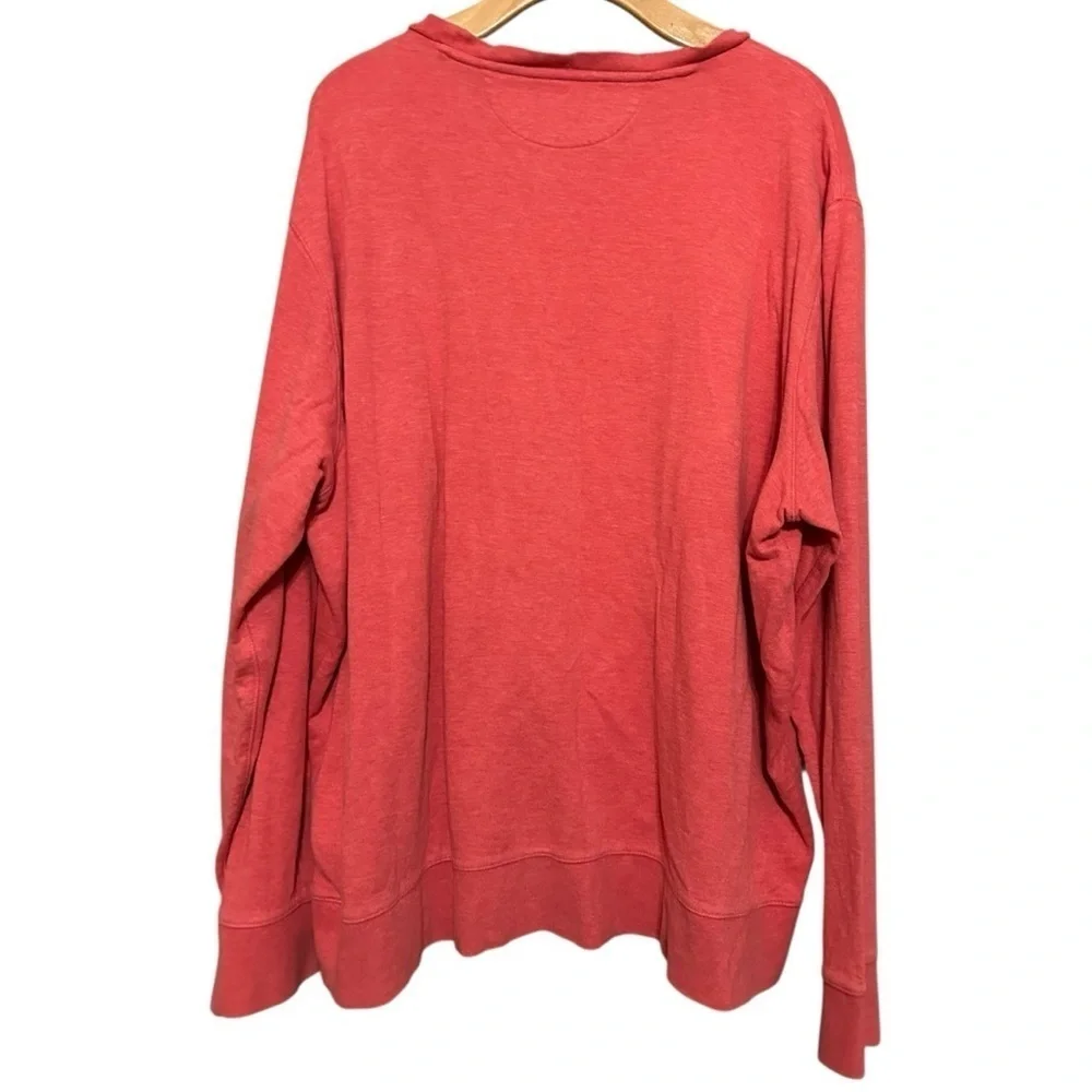Polo Ralph Lauren Mens Sz XXL Red Classic Jersey Lightweight Crewneck Sweatshirt